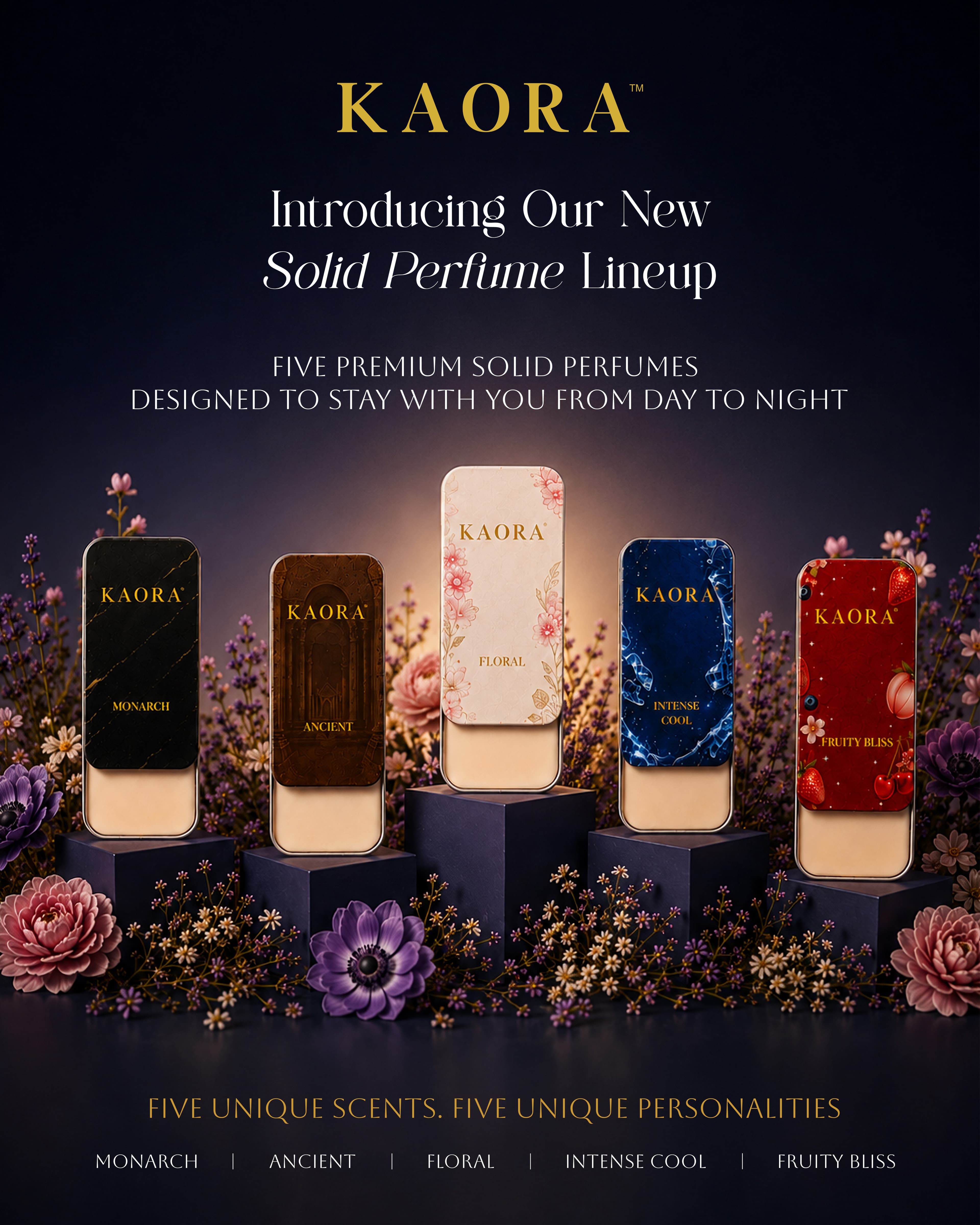 KAORA: Solid perfume lineup