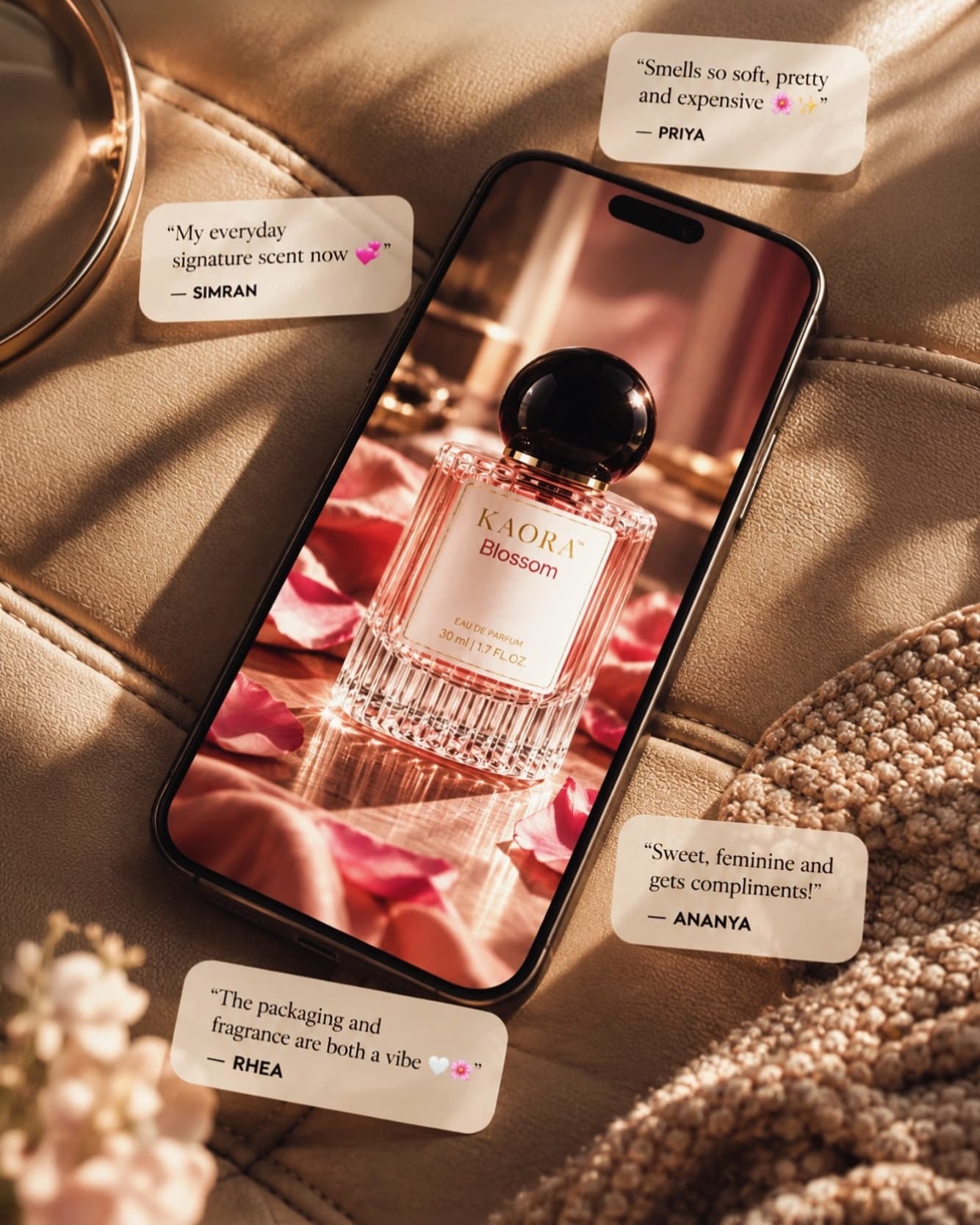KAORA: Blossom social proof
